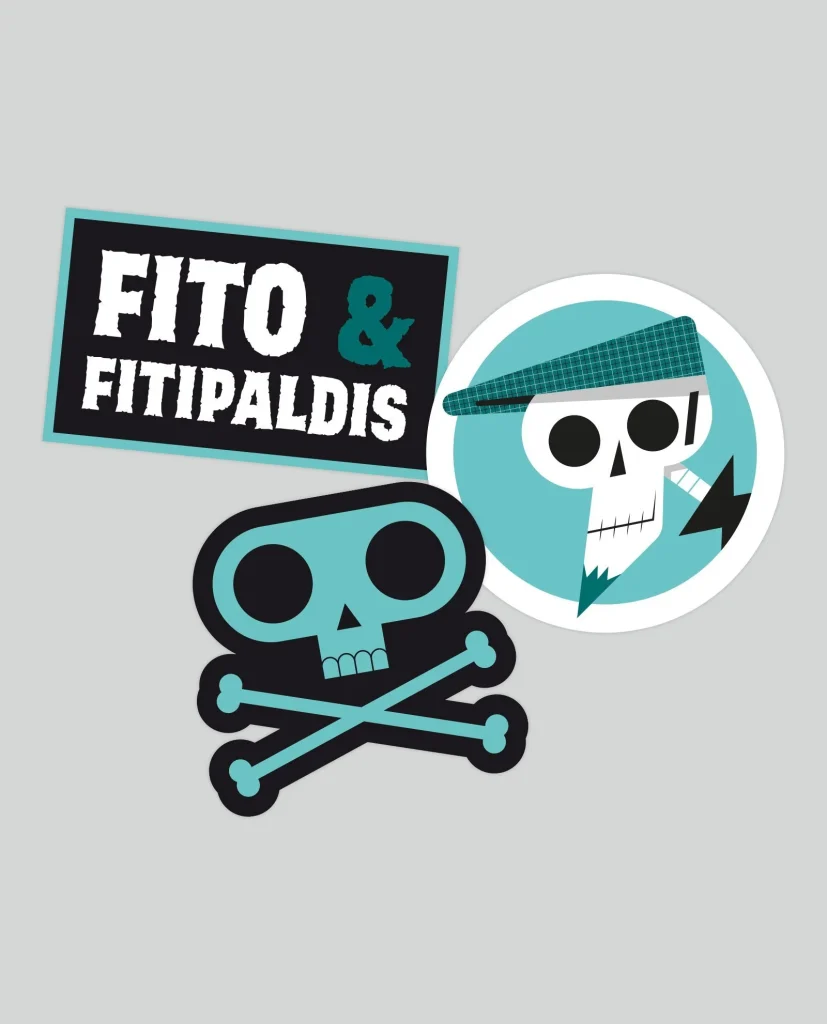 Pack Pegatinas Fito & Fitipaldis Cada vez cadáver