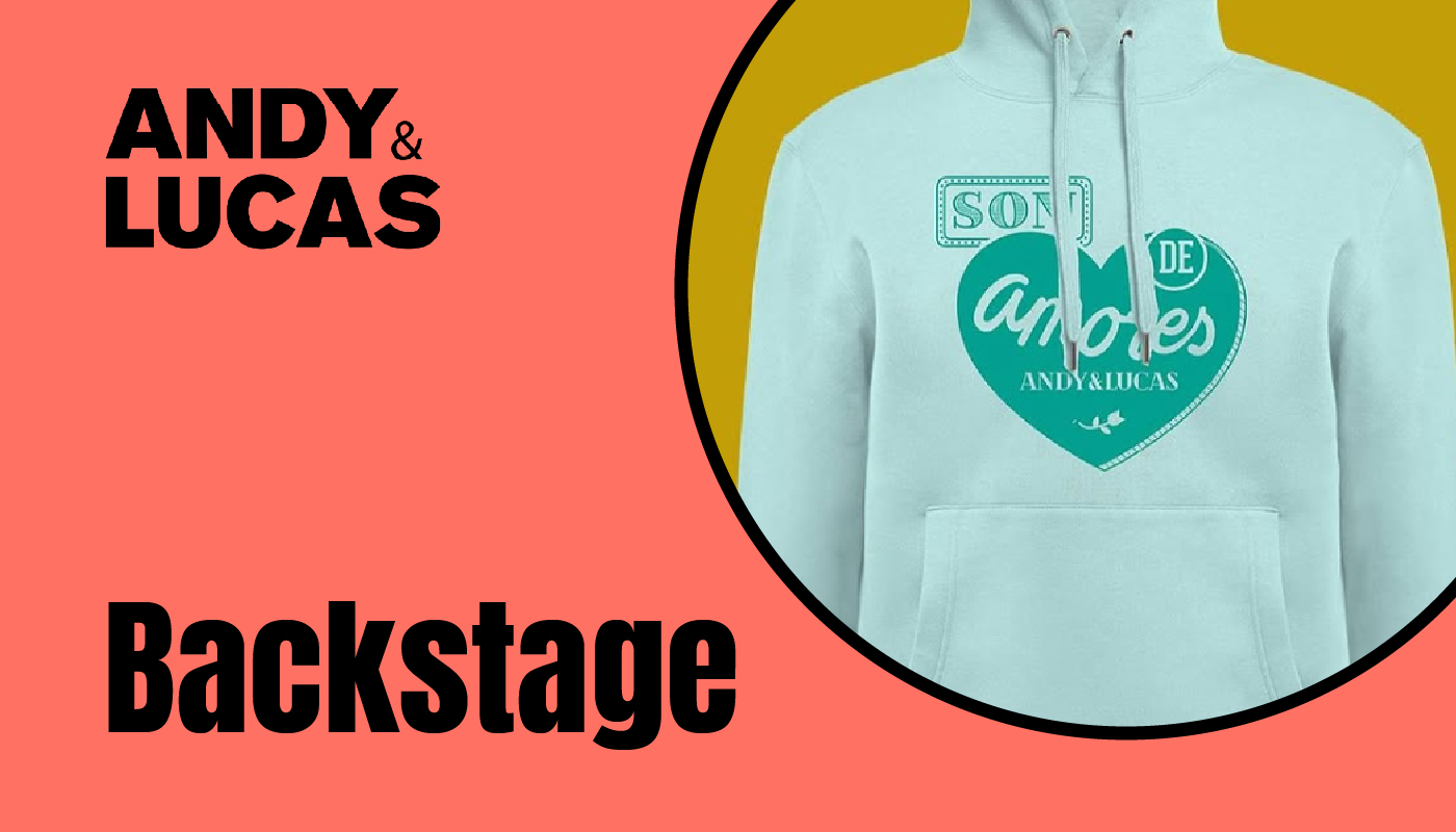 Backstage Andy y Lucas