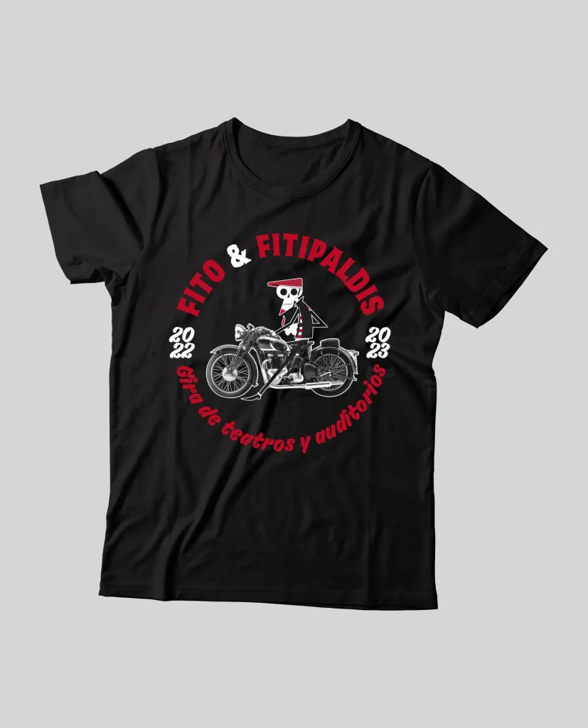 camiseta moto teatro fito y fitipaldis