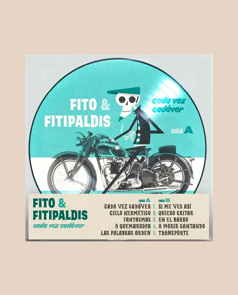 disco Fito y Fitipaldis cada vez cadaver LP Picture