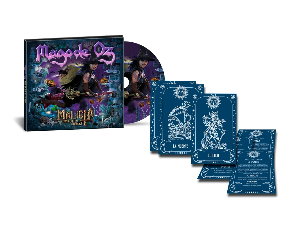 mago de oz malicia cd + cartas