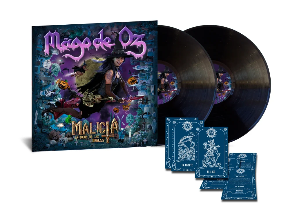 mago de oz malicia 2 lp + cartas