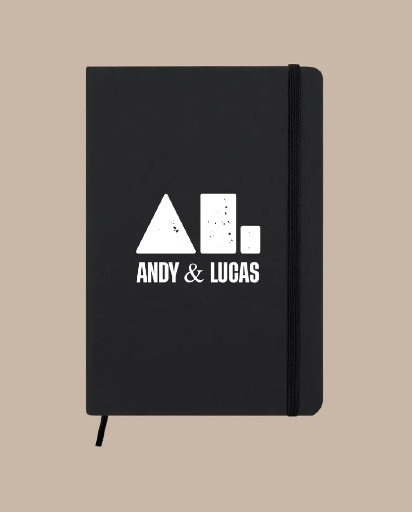 andy y lucas merchandising oficial cuaderno