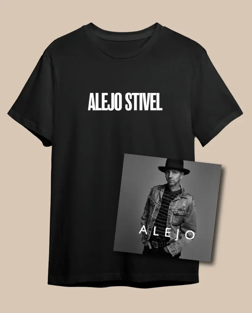 alejo stivel pack cami + LP vinilo merch oficial