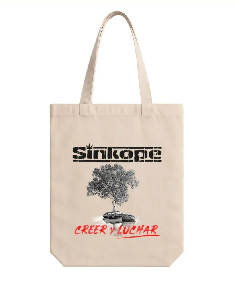 tote bag color crema sinkope creer y luchar