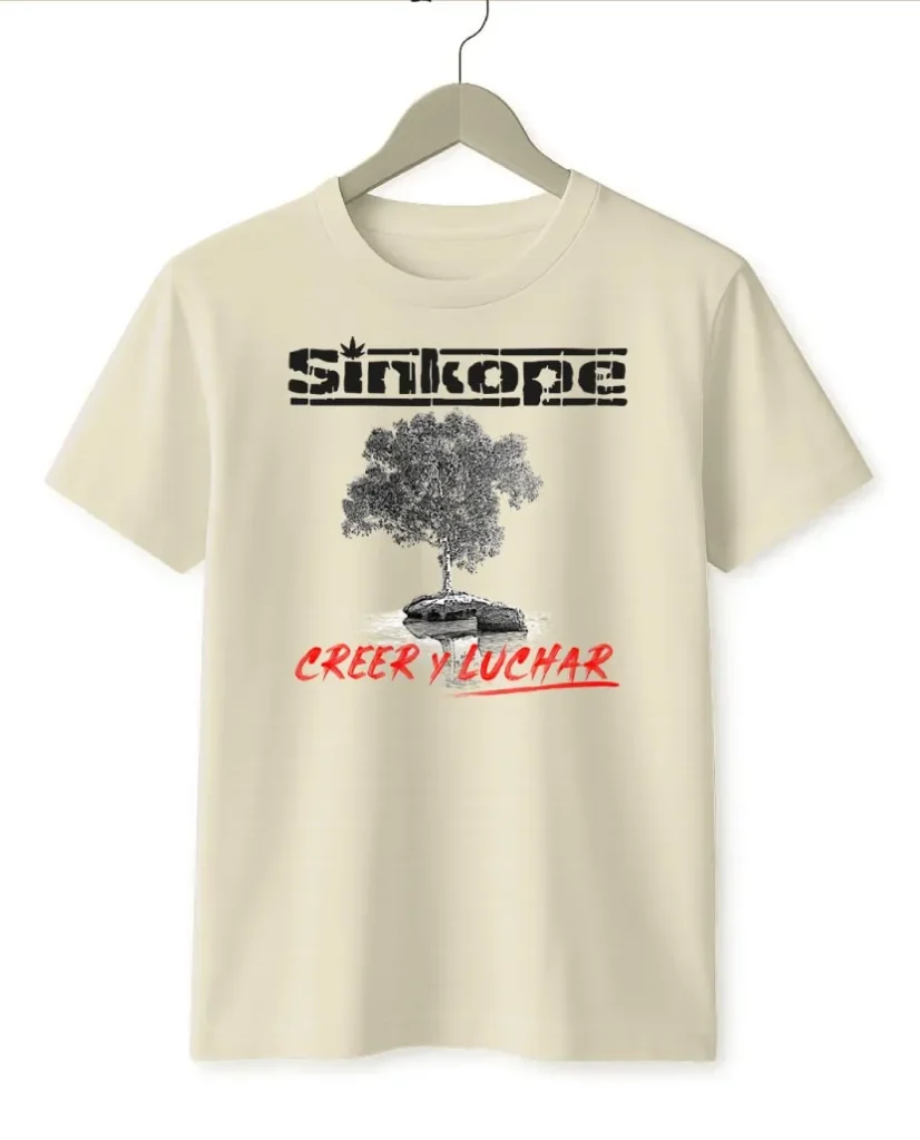 camiseta arena sinkope unisex creer y luchar