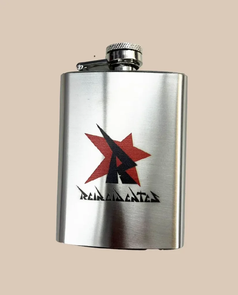 petaca reincidentes merchandising oficial