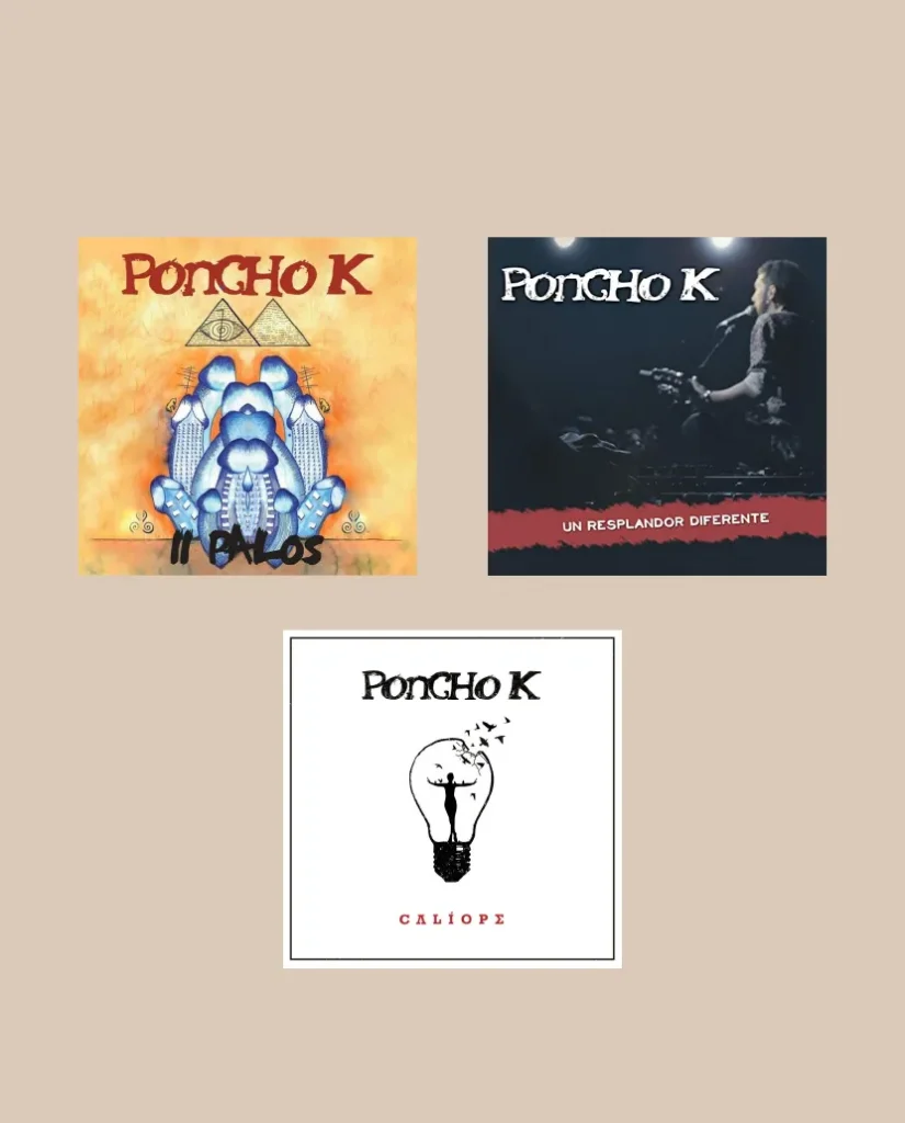 pack 3 discos poncho k merchandising oficial