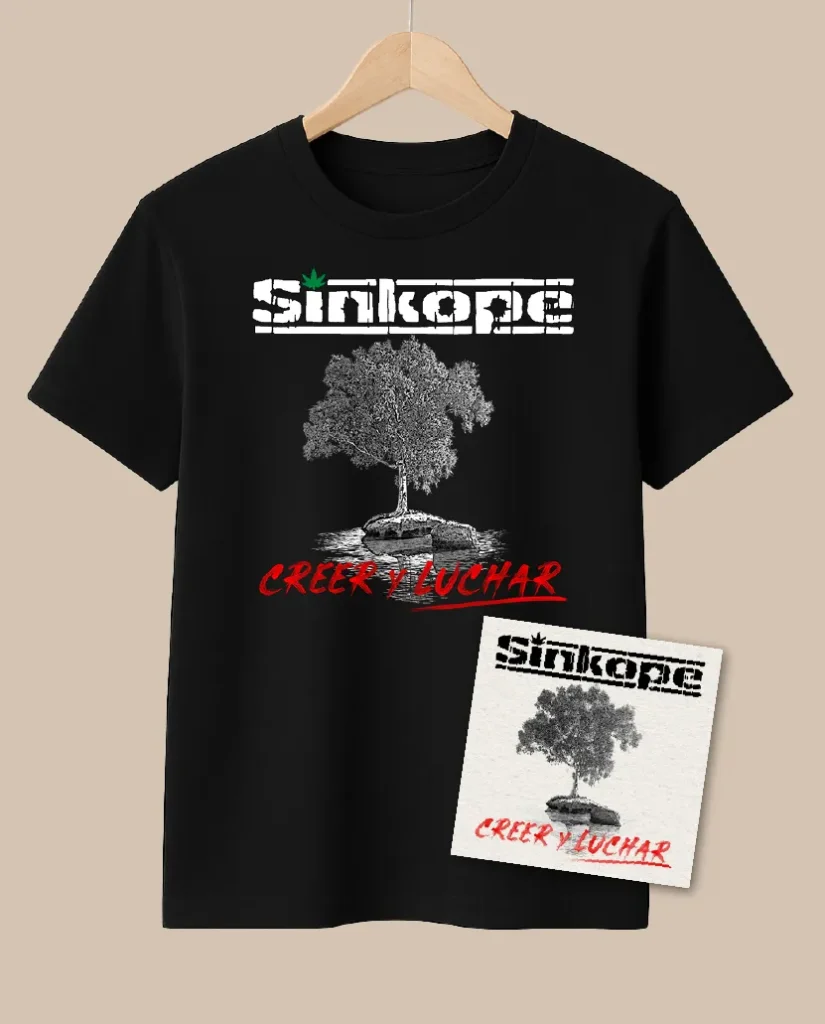 pack sínkope merchandising oficial camiseta + disco