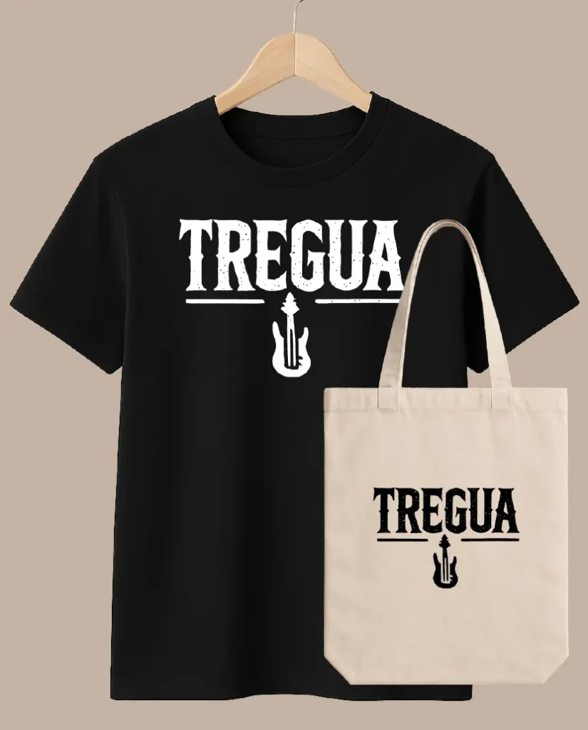 tregua merchandising oficial camiseta + tote bag