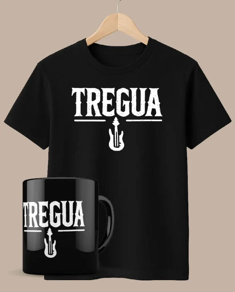 tregua merchandising oficial taza + camiseta