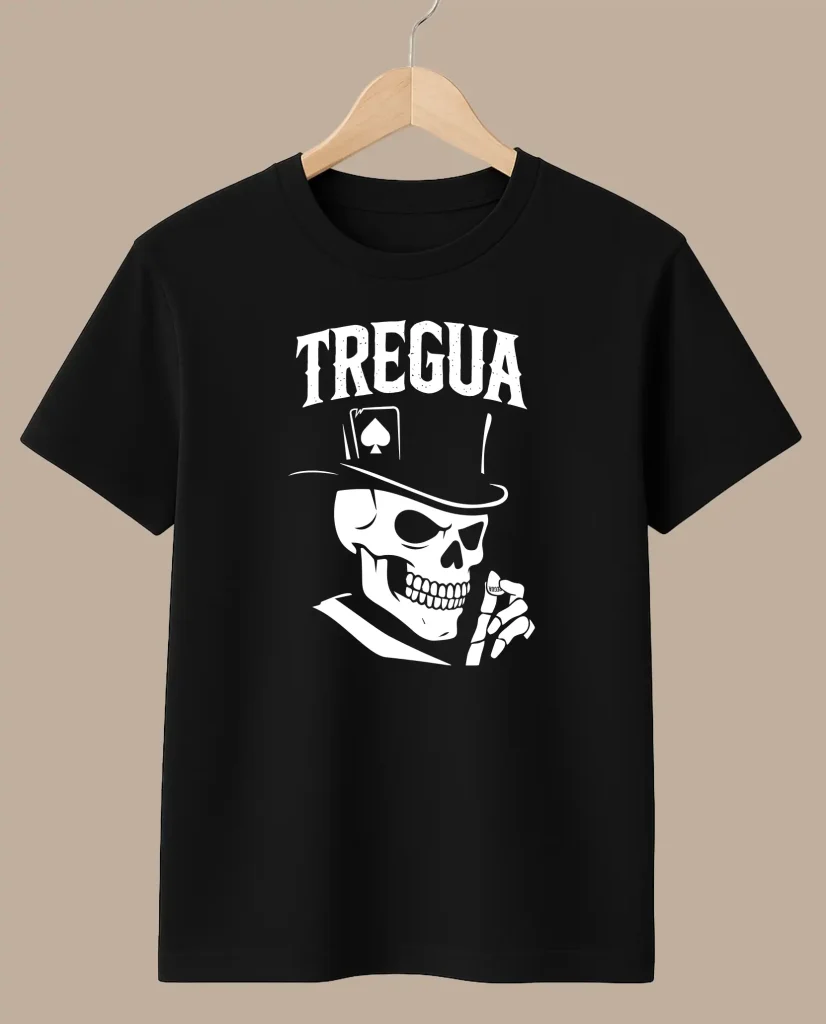 camiseta calavera treguarock merchandising oficial