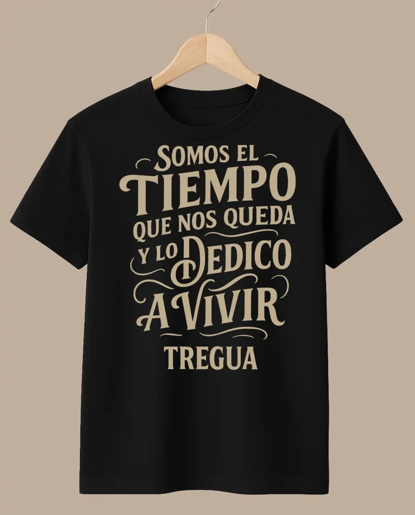 camiseta treguarock vivir merchandising oficial