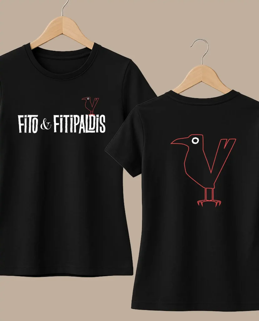 camiseta cuervo chica fito y fitipaldis merchandising oficial medicine music