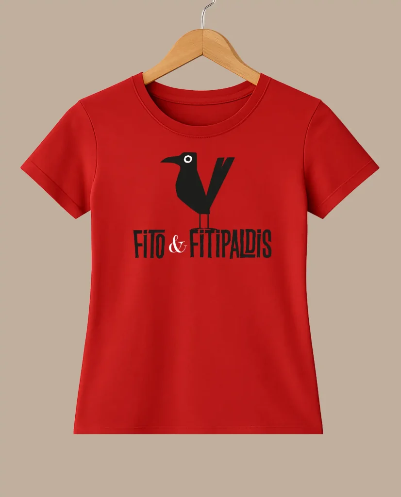 camiseta roja cuervo fito y fitipaldis merchandising oficial medicine music