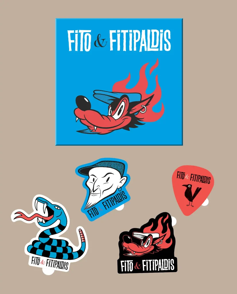 pegatinas de fito y fitipaldis merchandising oficial medicine music