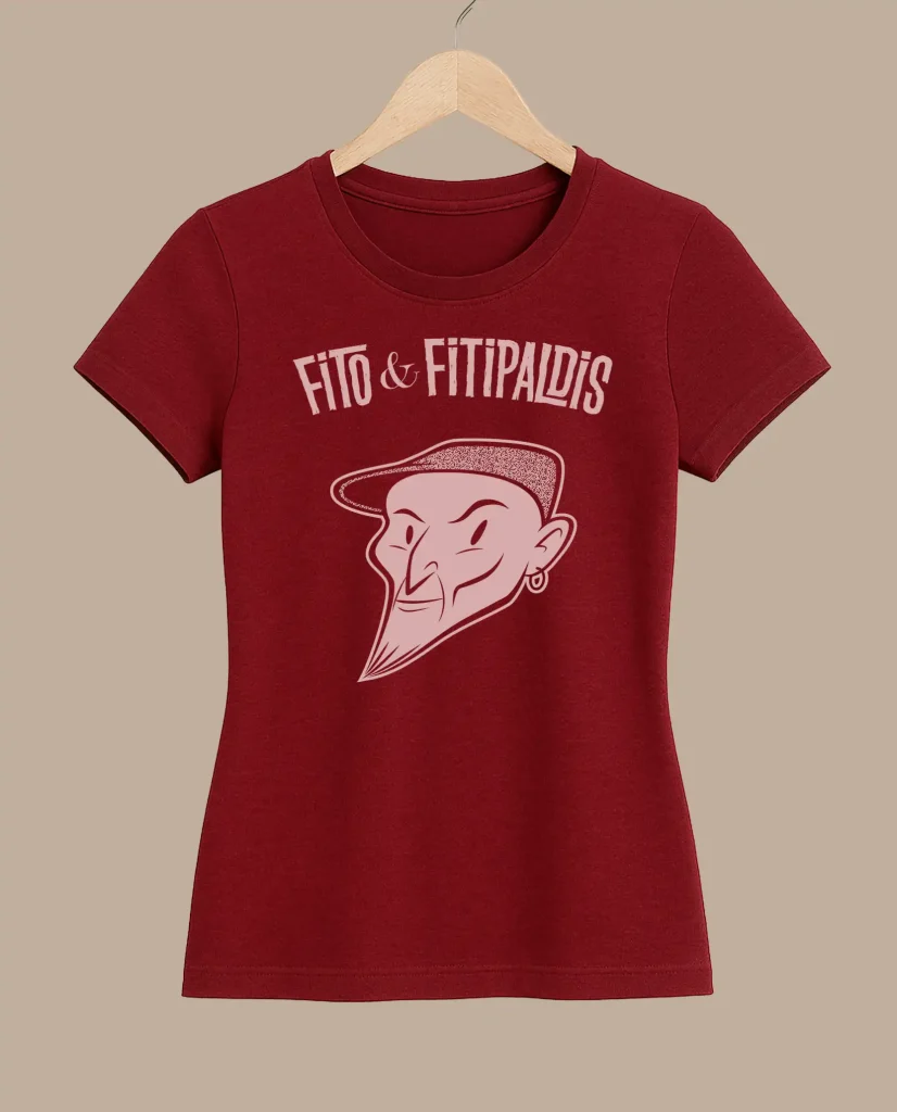 camiseta fito y fitipaldis caricatura fito merchandising oficial medicine music