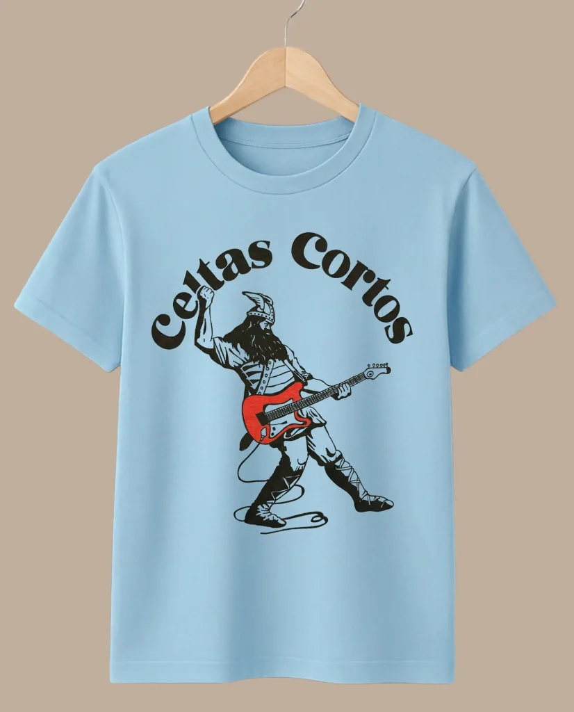 camiseta celeste celtas cortos merchandising oficial medicine music